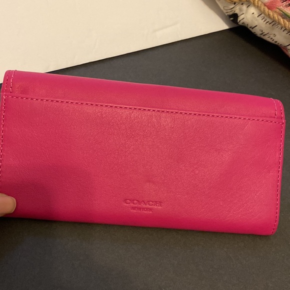 Pink slim envelope purse - Picture 4 of 6
